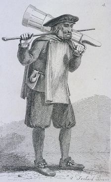 A Tankard Bearer c1680, Cries of London, (c1819?). Artist: John Thomas Smith
