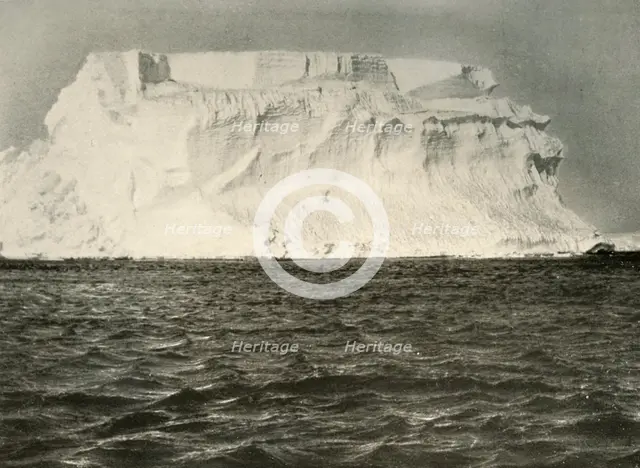 'A Tabular Berg of Typical Antarctic Form', c1908, (1909). Artist: Unknown.