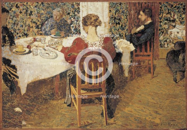 A table (Le Dejeuner), 1892. Artist: Vuillard, Édouard (1868-1940)