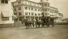 A Talley-Ho coach in front of the Wentworth Hotel, Portsmouth, N.H., 1905. Creator: Unknown