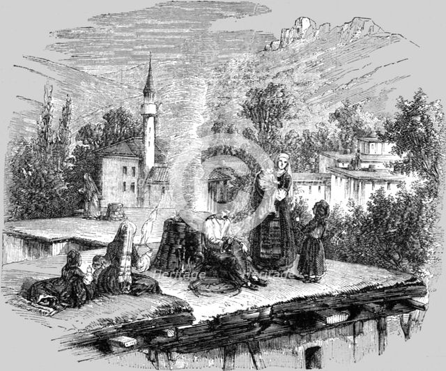 'A Tartar Village in the Crimea', 1854. Creator: Unknown.