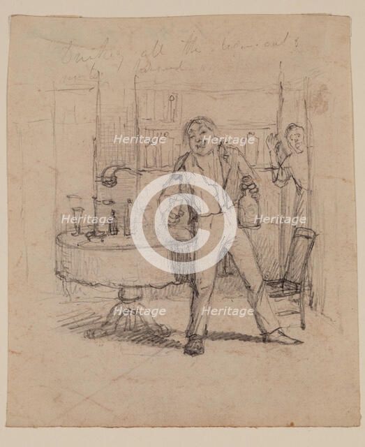 A Taste for Chemistry, c1820-1865. Creator: David Claypoole Johnston.