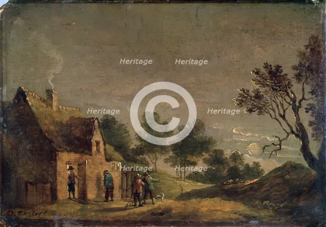 'A Tavern at Night', 17th century. Artist: David Teniers II