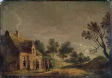 A Tavern at Night 17th century. Artist: David Teniers II