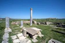 A temple/church in Thuburbo Majus, Tunisia. Creator: Samuel Magal