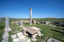 A temple/church in Thuburbo Majus, Tunisia. Creator: Samuel Magal