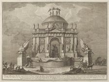 A Temple Dedicated to Peace, for the "Chinea" Festival, 1773. Creator: Giuseppe Vasi