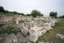 A temple in Dougga (Thugga), Tunisia. Creator: Samuel Magal