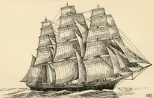 A Tea Clipper (1931). Artist: Charles Henry Bourne Quennell