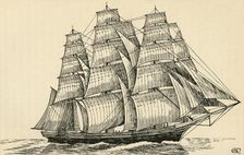 A Tea Clipper (1931). Artist: Charles Henry Bourne Quennell