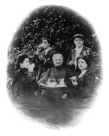 A tea party, San Francisco, California, USA, early 20th century