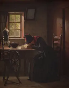 A telegram, 1893. Creator: Julius Exner