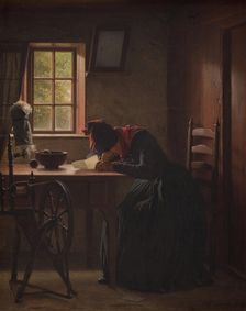 A telegram, 1893. Creator: Julius Exner