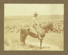 A Texas cowboy, 1907. Creator: Smith, Erwin Evans (1886-1947)