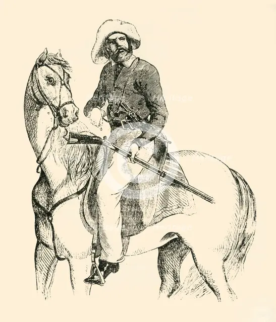 'A Texas Ranger', 1849. Creator: Unknown.
