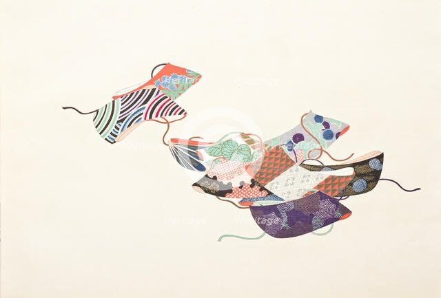 A Thousand Grasses (Chigusa) (image 12 of 33), 1900. Creator: Kamisaka Sekka.