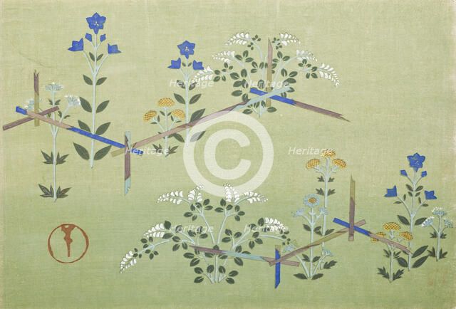 A Thousand Grasses (Chigusa) (image 8 of 33), 1900. Creator: Kamisaka Sekka.