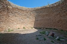 A tholos tomb of Aegisthus, Mycenae, Greece. Creator: Samuel Magal