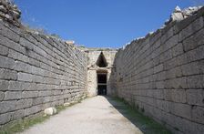 A tholos tomb of Clytemnestra, Mycenae, Greece Artist: Samuel Magal