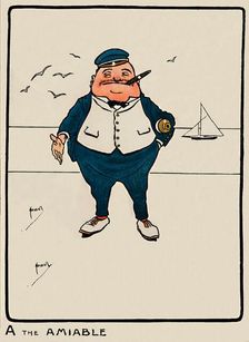 A the Amiable 1903. Artist: John Hassall