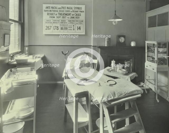 A theatre at the Thavies Inn Hospital, London, 1930. Artist: Unknown.