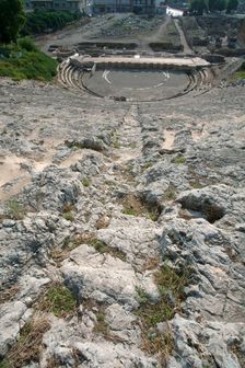 A theatre in Argos, Greece. Creator: Samuel Magal
