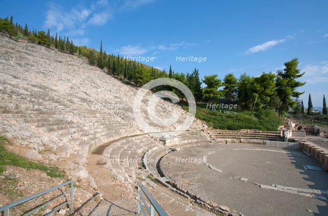 A theatre in Argos, Greece. Creator: Samuel Magal.