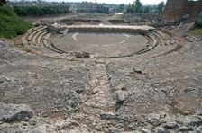 A theatre in Argos, Greece. Creator: Samuel Magal