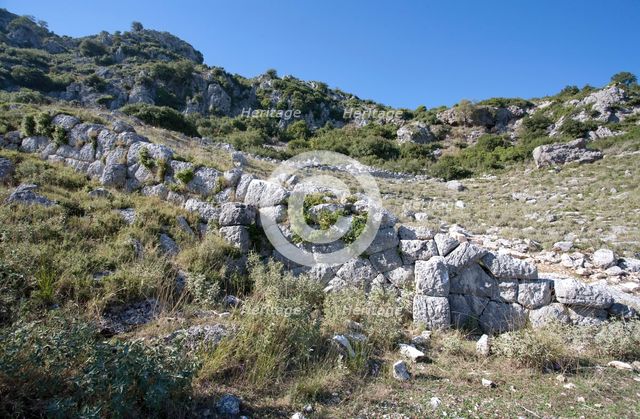 A theatre in Kassope, Greece. Creator: Samuel Magal.