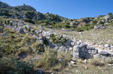 A theatre in Kassope, Greece. Creator: Samuel Magal