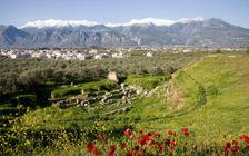 A theatre in Sparta, Greece. Creator: Samuel Magal