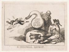 A Theatrical Chymist, May 1786., May 1786. Creator: Thomas Rowlandson