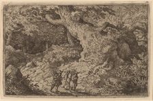 A Thick Forest, probably c. 1645/1656. Creator: Allart van Everdingen