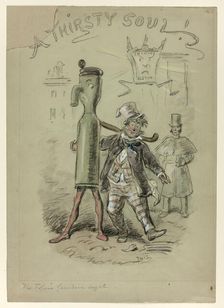 A Thirsty Soul, n.d. Creator: Hablot Knight Browne