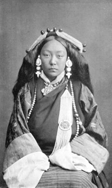 A Tibetan woman, c1910