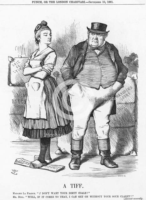 'A Tiff', 1881. Creator: Joseph Swain.