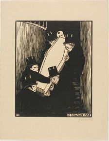 A Tight Corner, 1893. Creator: Félix Vallotton