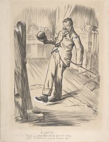 A Tight Fit, 1872. Creator: Charles Samuel Keene