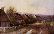 A Tipperary Village Ireland, 1924-1926.Artist: JW Gozzard