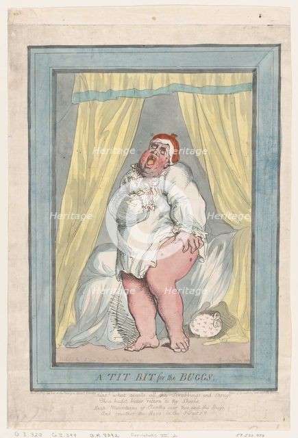 A Tit Bit for the Bugs, May 25, 1793., May 25, 1793. Creator: Thomas Rowlandson.