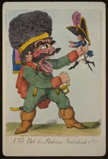 A tit bit for a Russian ambassador!!!, 1803. Artist: Anonymous