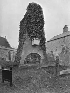 A tomb above ground, Pinner Churchyard, London, 1924-1926. Artist: Valentine & Sons Ltd