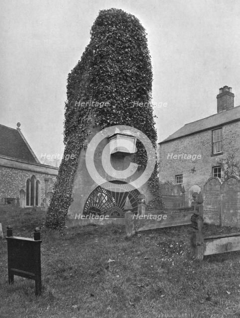 A tomb above ground, Pinner Churchyard, London, 1924-1926. Artist: Valentine & Sons Ltd