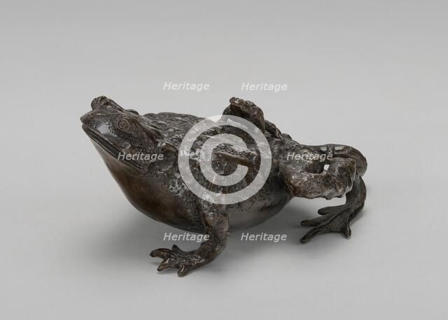 A toad with its baby, early 16th century. Creator: Unknown.