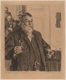 A Toast II, 1893. Creator: Anders Leonard Zorn