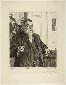 A Toast II, 1893. Creator: Anders Leonard Zorn
