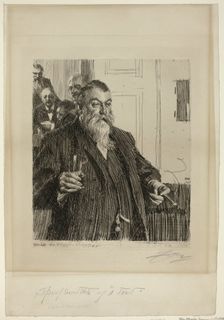A Toast II, 1893. Creator: Anders Leonard Zorn
