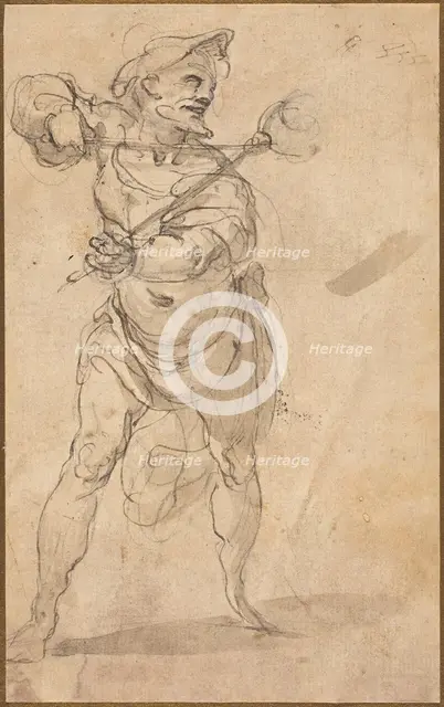 A Tormentor With Tongs. Creator: Zuccaro, Taddeo, follower of.