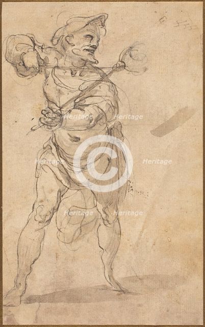 A Tormentor With Tongs. Creator: Zuccaro, Taddeo, follower of.