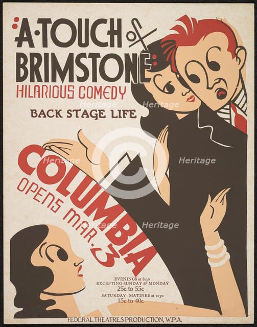 A Touch of Brimstone, San Francisco, 1937. Creator: Unknown.